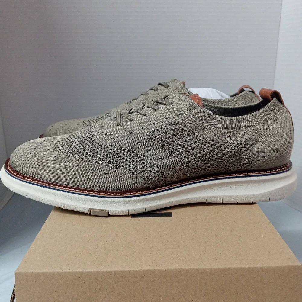 Madden MTRIPP Knit Men's Shoes Featuring Breathable Taupe Upper Size 9.5
